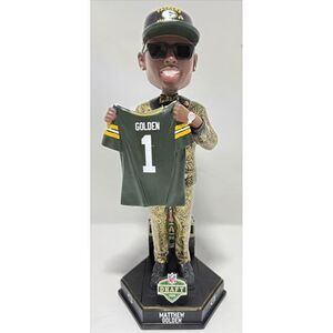 Matthew Golden (Green Bay Packers) 2025 NFL Draft Pick Bobblehead